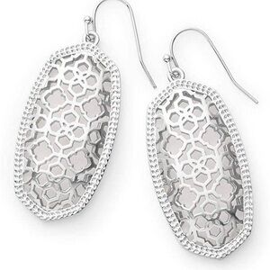Kendra Scott Elle Silver Filagree Earrings